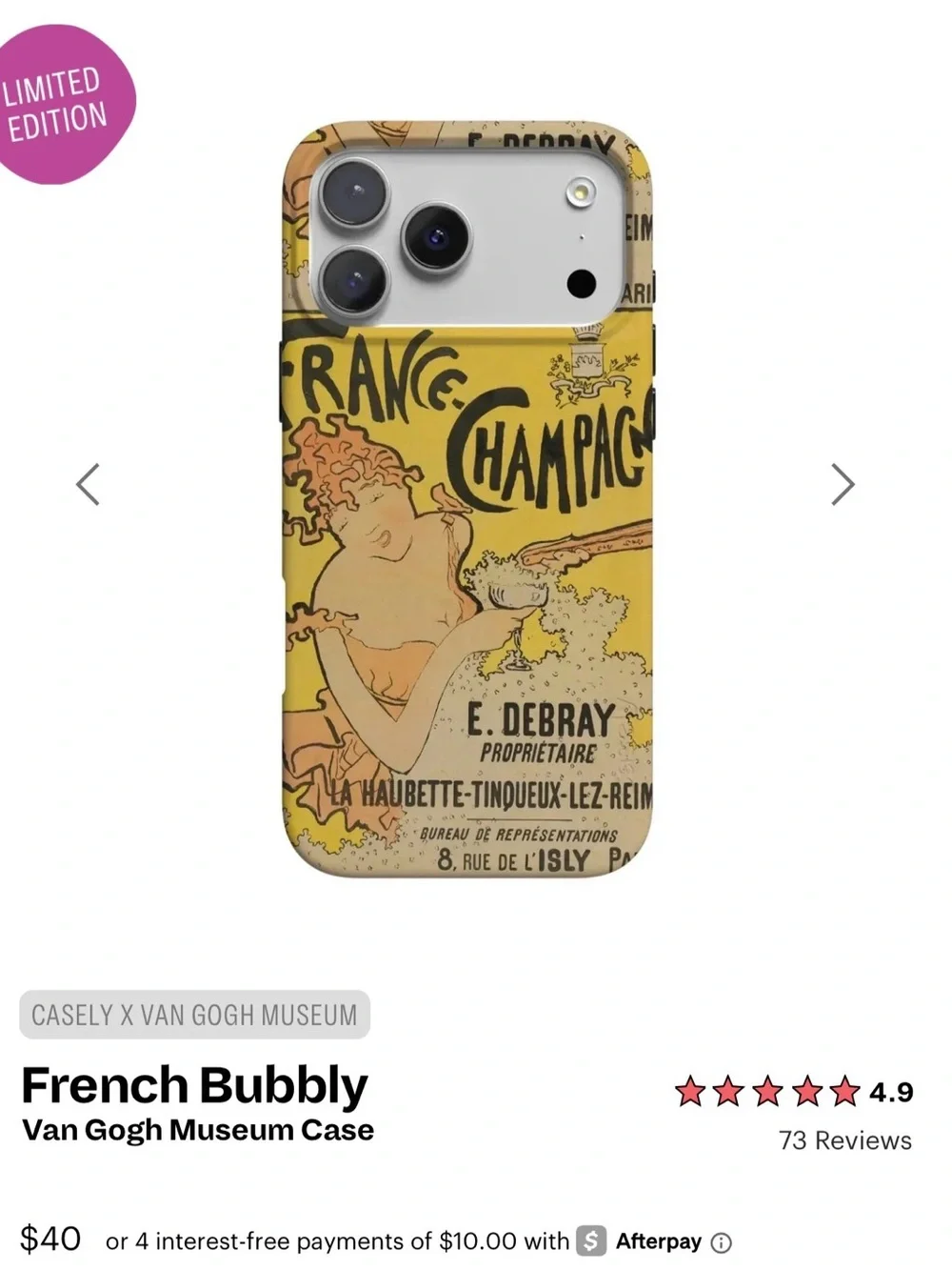Casely Van Gogh collection phone case